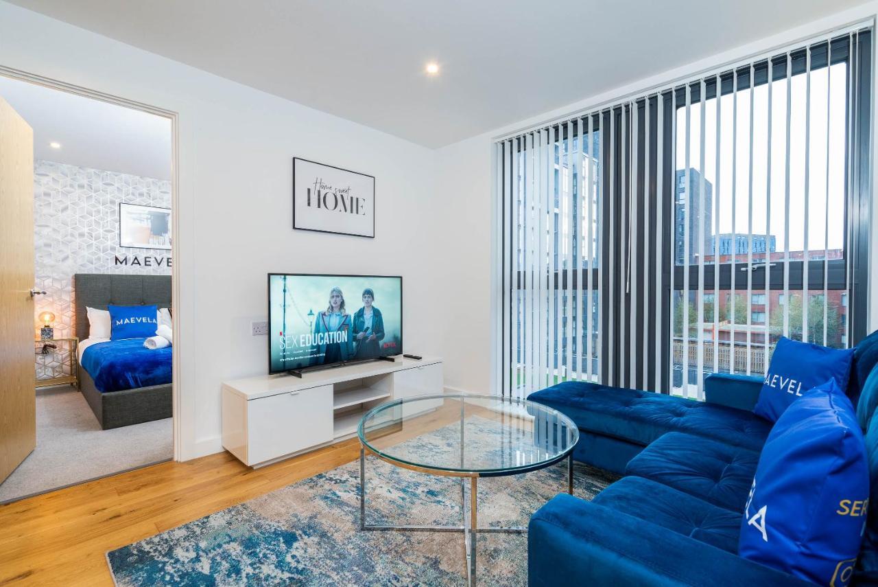 Maevela Apartments - Luxury Broad St Apartment - 2 Bed, 2 Bath - City Centre/Cube/Mailbox - With Underground Parking ✓- L Shape Sofa, Large 50 Inch Smart Tv With Free Netflix & Wifi Birmingham Exterior photo