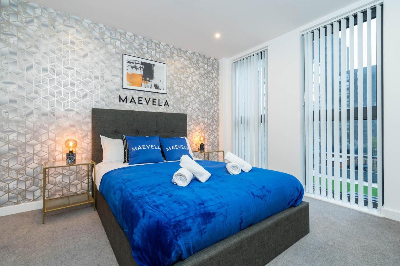 Maevela Apartments - Luxury Broad St Apartment - 2 Bed, 2 Bath - City Centre/Cube/Mailbox - With Underground Parking ✓- L Shape Sofa, Large 50 Inch Smart Tv With Free Netflix & Wifi Birmingham Exterior photo